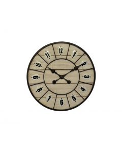 Emde Vintage Round Wall Monted Clock 46 x 46 cm in Wood