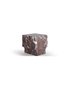 Atipico Classico Marble bookend Levanto Red 11cm H 