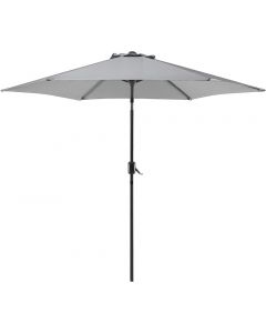 Beliani Varese Garden Outdoor Parasol Umbrella Grey 2.7m 
