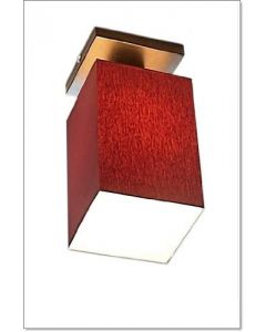 Wero Design 1 Ceiling Semi Flush Light with Red Whine Shade  