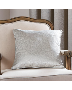 HOUSE ADDITIONS Thermal Leaf Jacquard Cream White Cushion Cover 45 x 45 cm