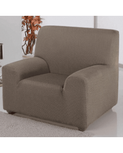 Elainer SOFASKINS Slipcover Easystrech ARMCHAIR Sofa Cover 1 Seat LINEN BROWN 70-110cm 