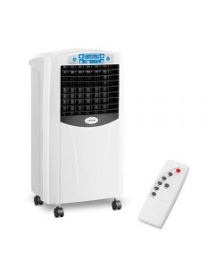 Uniprodo Mobile Evaporative Air Cooler Humidifier Heater 5-in-1 White 6L