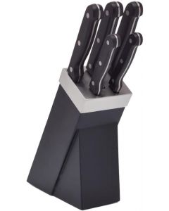 KitchenCraft 5-Piece Stainless Steel Kitchen Knife Set and Knife Block