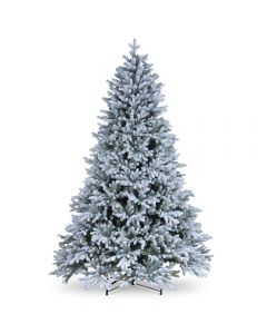 National Tree Company Feel-Real Snowy Hamilton Christmas Tree, 6ft - 1.8M