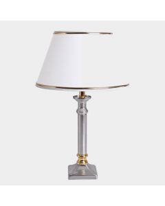 Nave Keanu 1-Light Table Lamp, Gold and Silver 40cm H