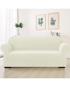 Subrtex 1 Piece X Large Sofa Slipcover Anti-Slip Furniture Protector Ivory