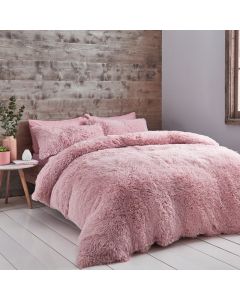 House Additions Cuddly King Duvet Set Blush, Pink 5 FT