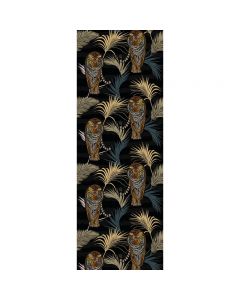 House Additions Savner Tiger Matte Peel and Stick Wallpaper 2 Rolls, Black 2.5m x 90cm