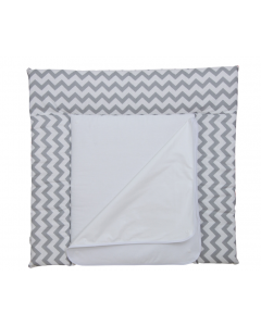 Polini Kids Changing Mat Zigzag Grey and Pink 77 x 72cm