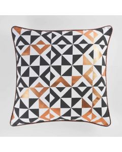 Douceur d'Intérieur Illusion Geometric Cushion Cover Multicoloured 40 x 40 cm 
