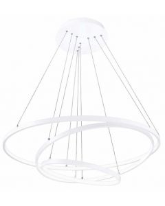 Nova luce Dea Pendant Lamp LED White Acrylic 120cm H x 80cm L