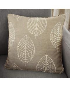 Curtina Helsinki Scandinavian Cushion Cover, Polyester Filling Natural Beige 43 x 43 cm