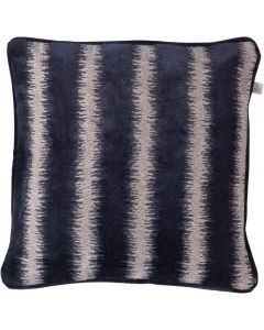 Dutch Decor Aswan Velvet Touch Cushion Cover Navy Blue, 45cm x 45cm 